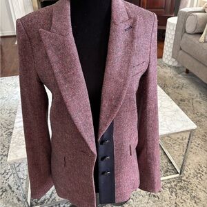 Veronica Beard Burgundy Blazer